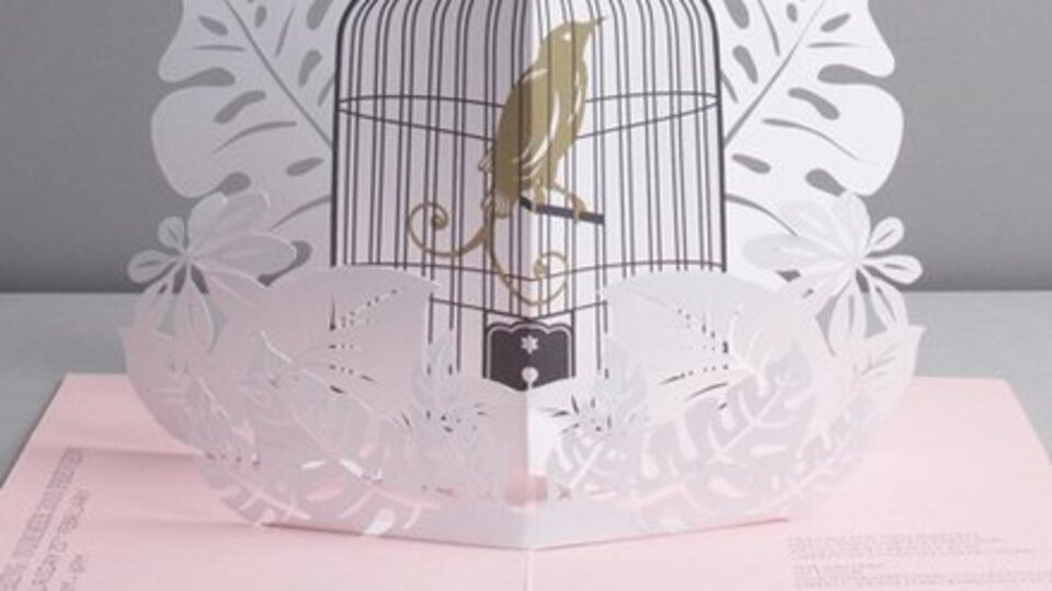 3 boyutlu düğün davetiyeleri...