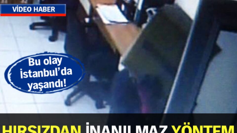 Hırsızdan inanılmaz yöntem!