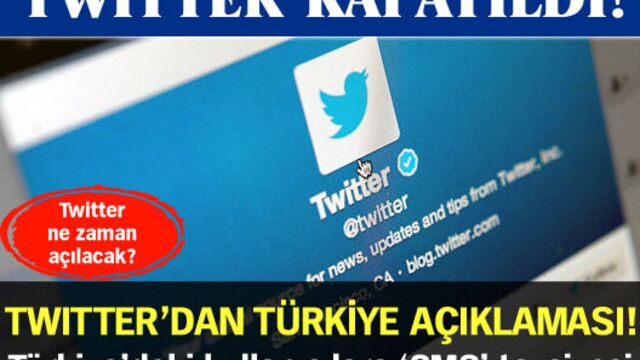 Twitter'a erişim kesildi!