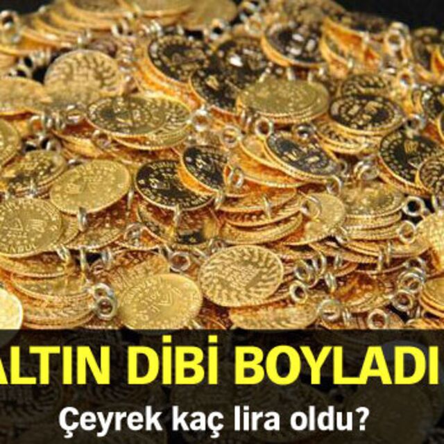 Altın dibi boyladı!