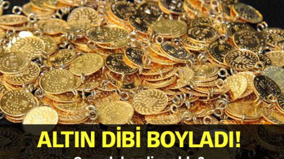 Altın dibi boyladı!