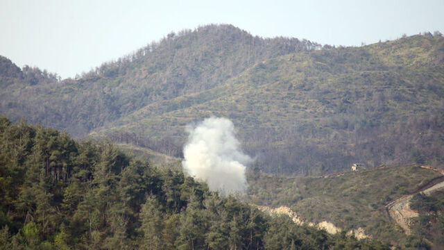 Hatay'a 3 havan mermisi düştü