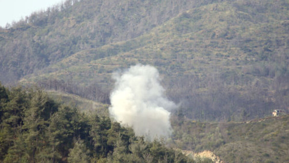Hatay'a 3 havan mermisi düştü