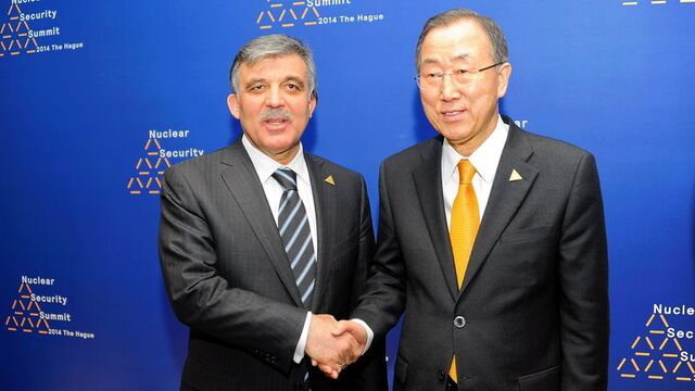 Cumhurbaşkanı Gül, BM Genel Sekreteri ile görüştü