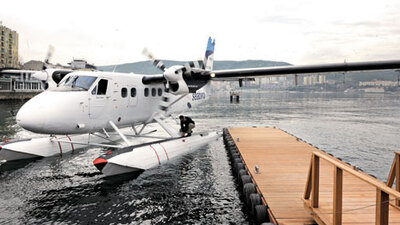 Deniz uçağına yoğun ilgi