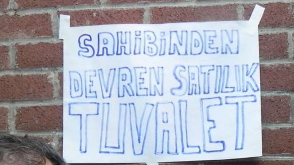 Sahibinden satılık tuvalet!