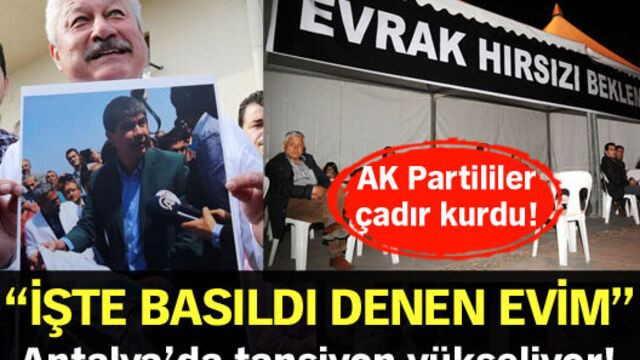 "İşte basıldı denen evim"