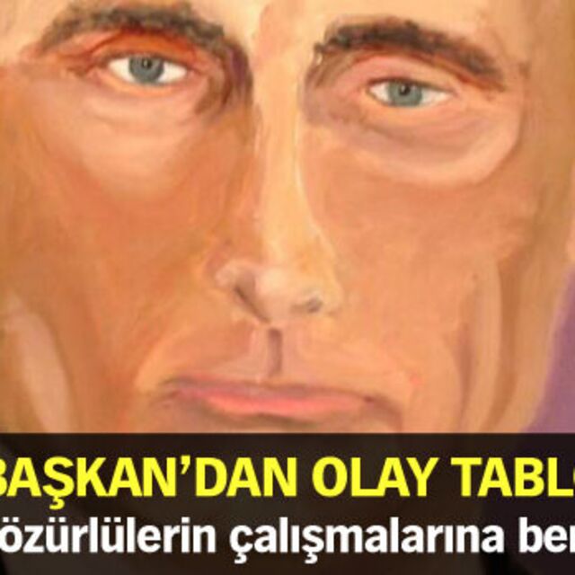 Başkan Bush'un lider tabloları görücüye çıktı