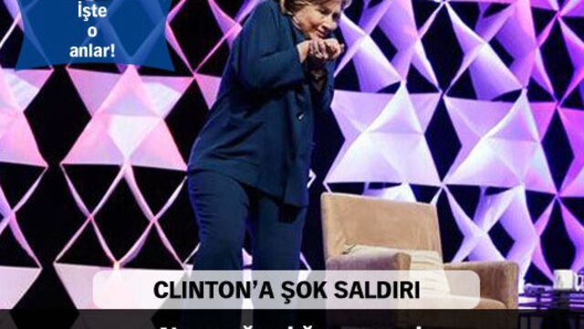 Clinton'a ayakkabılı saldırı