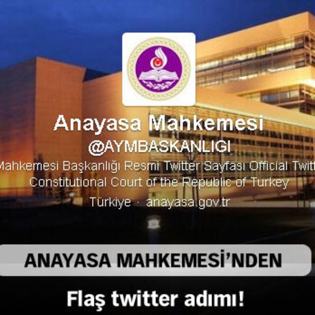 Anayasa Mahkemesi Twitter hesabı açtı