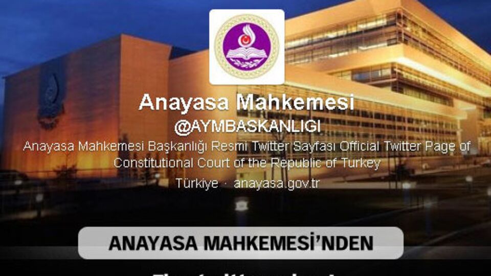 Anayasa Mahkemesi Twitter hesabı açtı