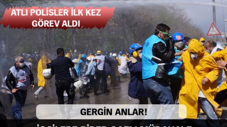 İşçilere biber gazlı müdahale