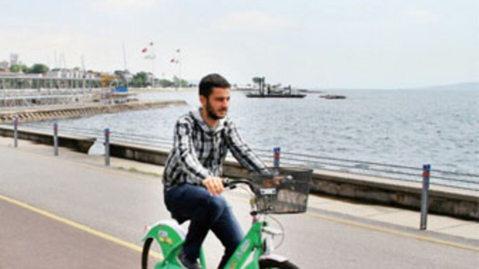 İstanbul'a bir bisiklet yolu daha