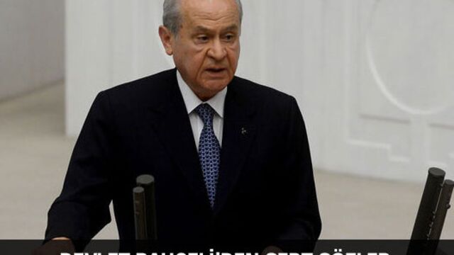 Devlet Bahçeli'den sert sözler