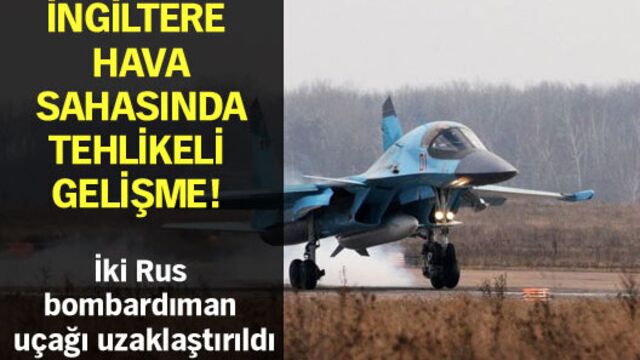 İngiltere'den Rus uçaklarına önleme