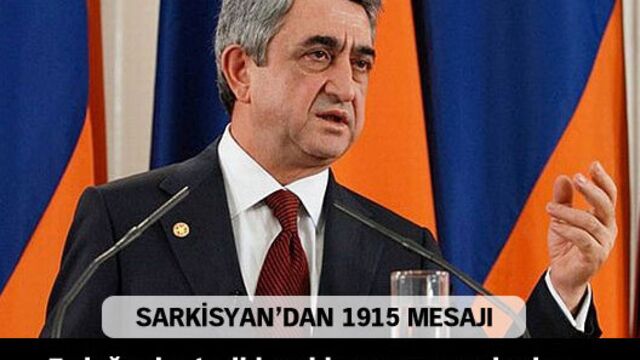 Sarkisyan'dan 24 Nisan açıklaması