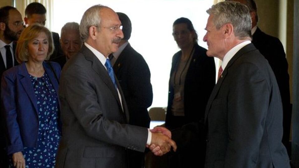 Kılıçdaroğlu, Almanya Cumhurbaşkanı ile bir araya geldi