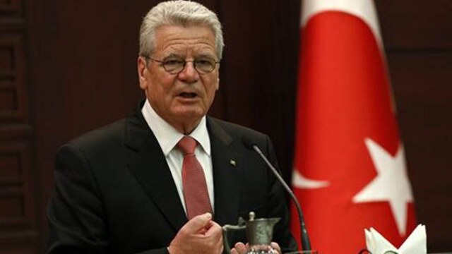 Gauck'tan Erdoğan'a cevap
