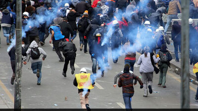 Ankara'da polis müdahalesi!