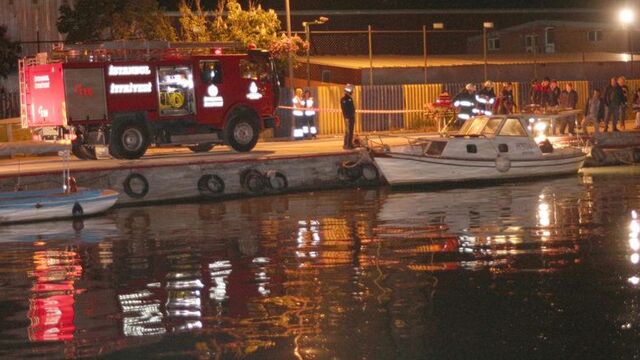 Kadıköy'de bir kişi dereye düştü!