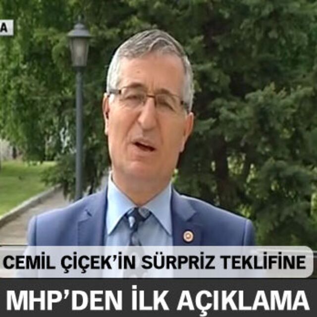 Çiçek'in sürpriz teklifine MHP'den ilk açıklama