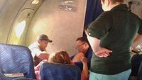 Uçakta inanılmaz anlar!