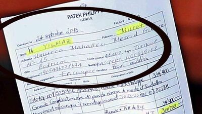 Saat faturasında bakın kimin adı çıktı