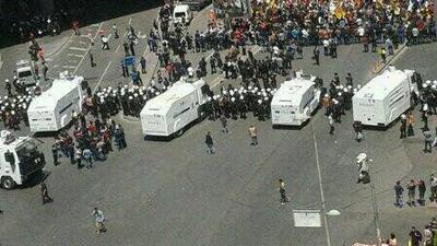 Sendikalar Mecidiyeköy'e yürüdü