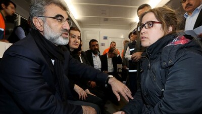 Eşinin cenazesine katılamadı