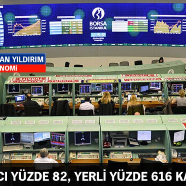 Yabancı yüzde 82, yerli yüzde 616 kazandı!