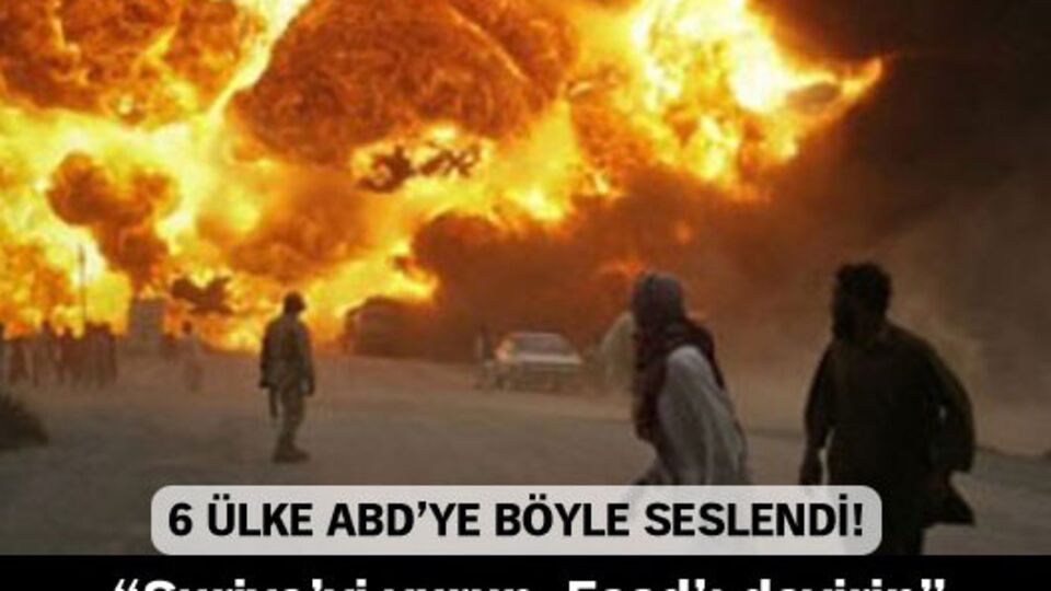 "Suriye'yi vur" talebi