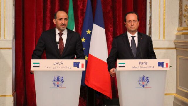 Hollande'dan koalisyon'a destek Esad'a uyarı