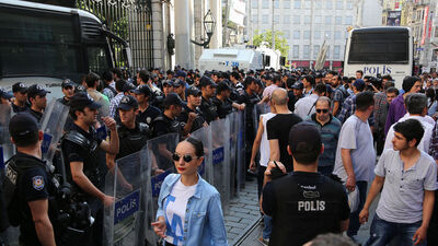 Beyoğlu'nda protesto