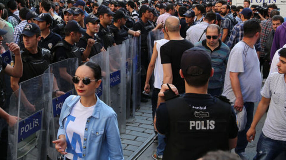 Beyoğlu'nda protesto