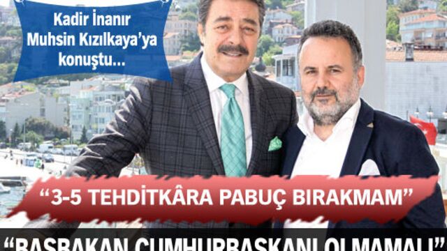 "Başbakan, Cumhurbaşkanı olmamalı"