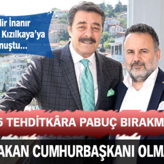 "Başbakan, Cumhurbaşkanı olmamalı"