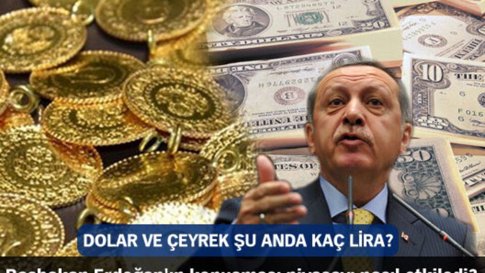 Dolar ve çeyrek şu anda kaç lira?