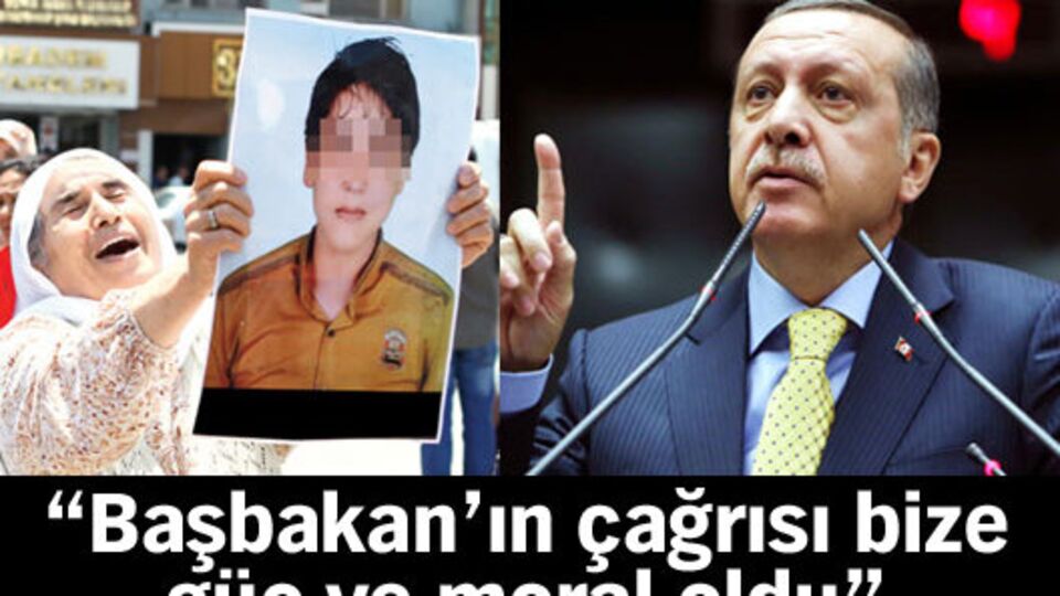 "Başbakan'ın çağrısı bize güç, umut ve moral oldu"