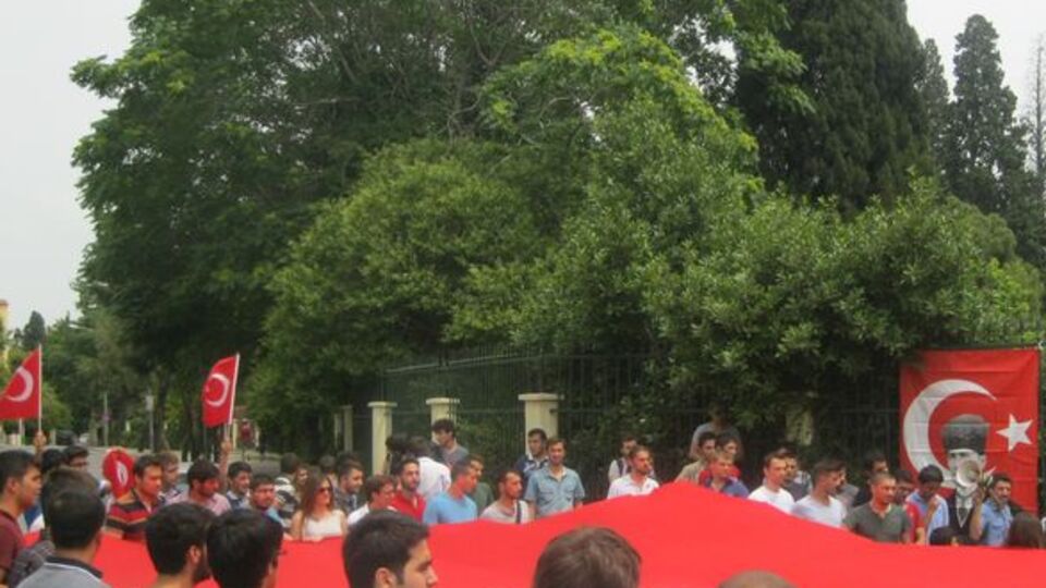 Ege Üniversitesi öğrencilerinden işgal tepkisi