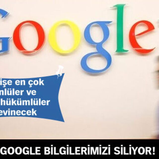 Google bilgilerimizi siliyor!