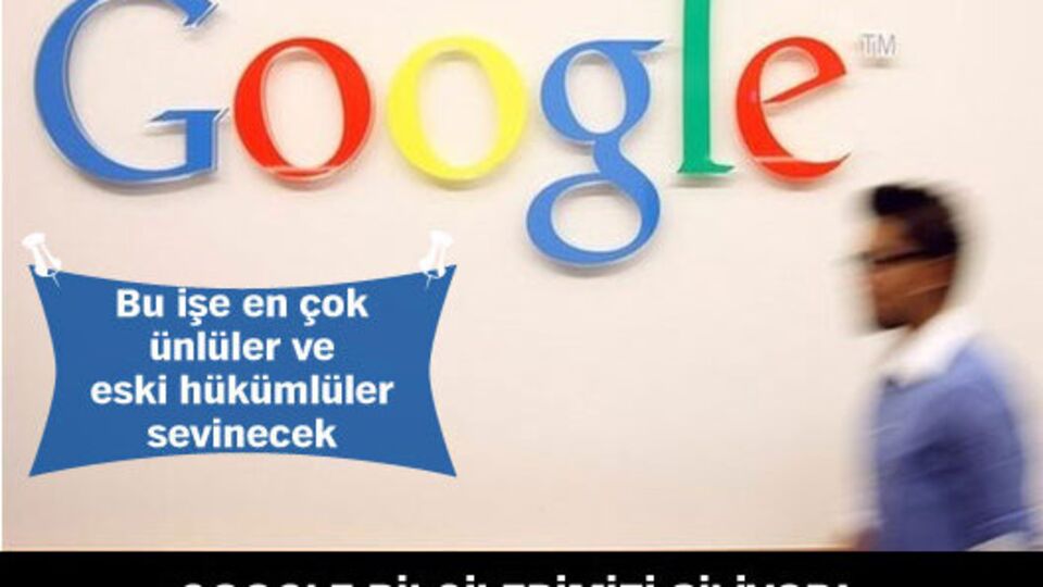 Google bilgilerimizi siliyor!