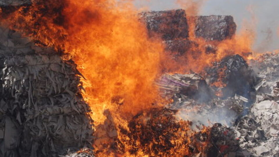 Gaziantep'te fabrika yangını