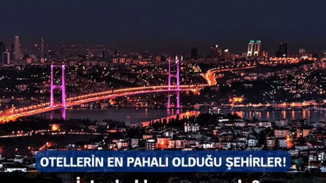 Otellerin en pahalı olduğu şehirler!