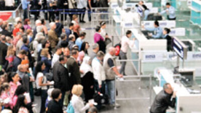 Uçağa parmak iziyle gidilecek