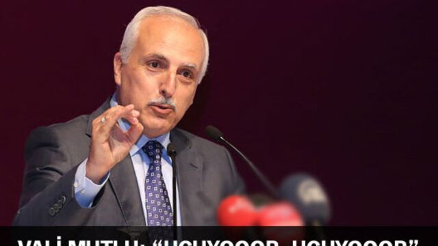 Vali Mutlu:"Uçuyooor, uçuyooor"