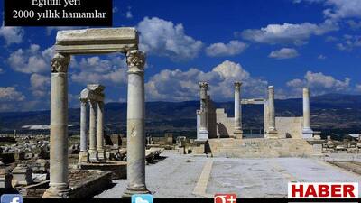 Denizli'de Laodikya Antik Kenti'ndeki tarihi eserler