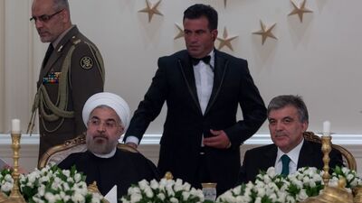 Gül'den İran Cumhurbaşkanı Ruhani onuruna yemek