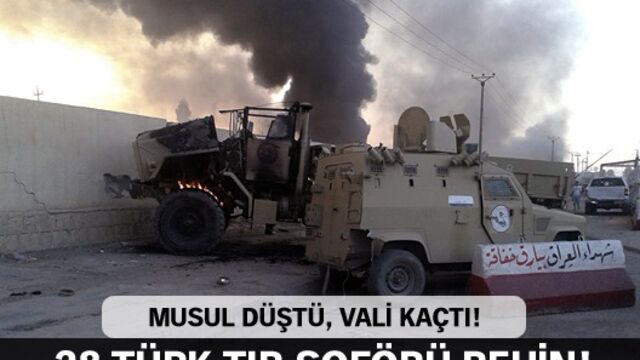 Musul düştü, vali kaçtı!