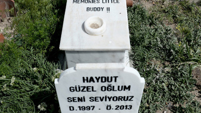 Bu mezarlıkta hamsterlara da yer var