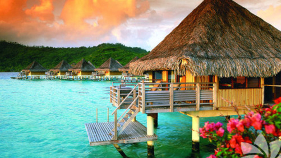 Balayı adası Bora Bora